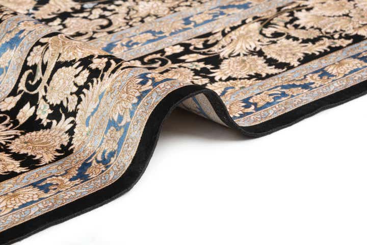 5' 11 x 9' 2 Ghom Design Rug