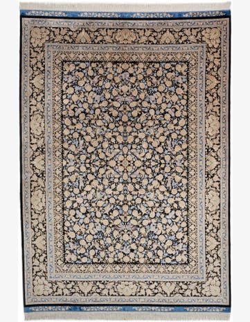 7' 1 x 9' 10 Ghom Design Rug