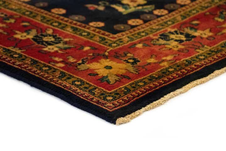 6' 1 x 9' 5 Hand Knotted Ghom Persian Wool Rug