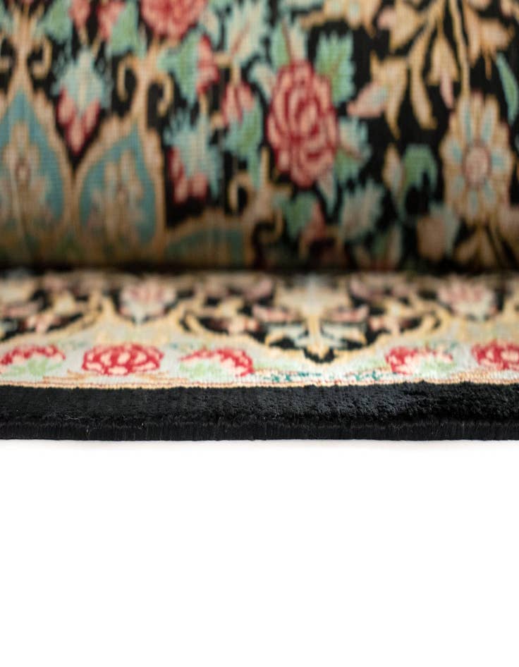 Detail image of 2' 7 x 4' 1 Ghom Silk Rug