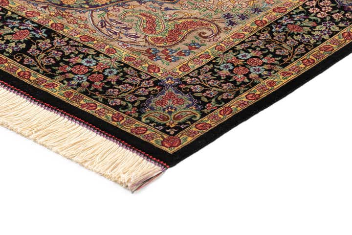 3' 3 x 4' 10 Ghom Silk Rug