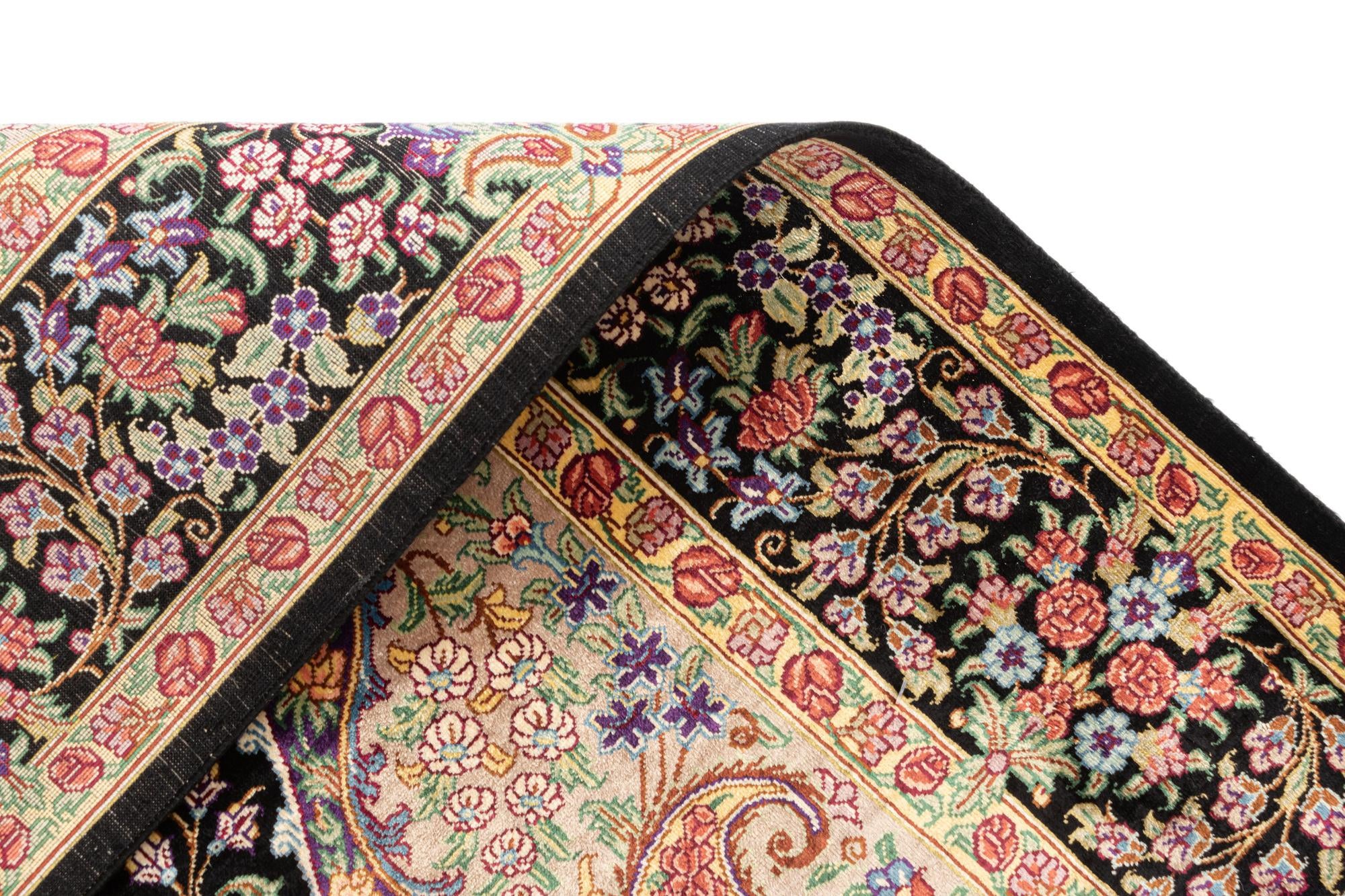 3' 3 x 4' 10 Ghom Silk Rug