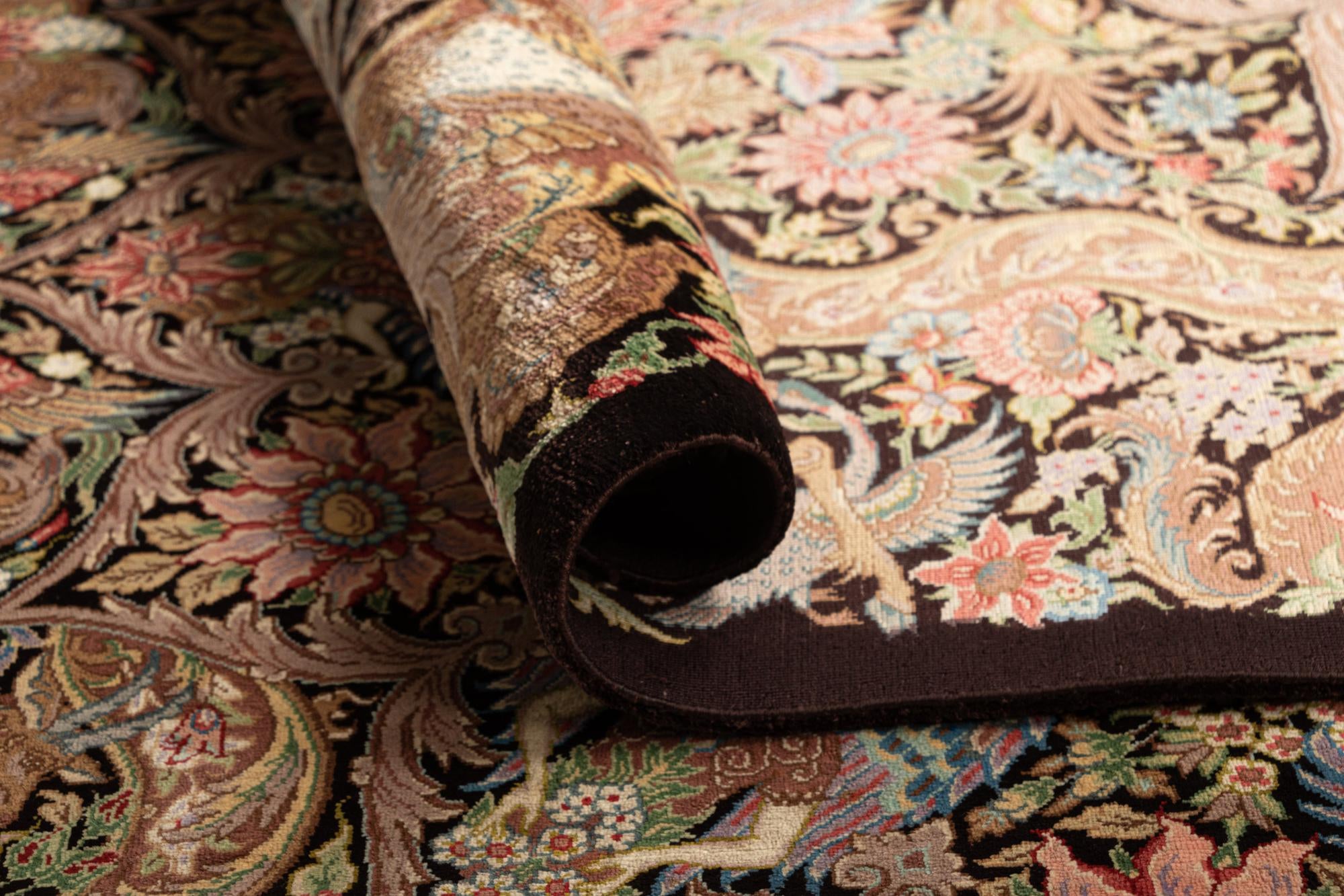 3' 3 x 5' 4 Ghom Silk Rug