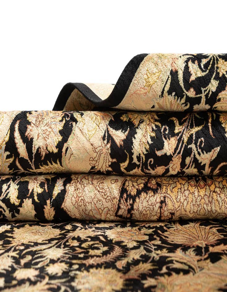 Detail image of 3' 5 x 5' 1 Ghom Silk Rug