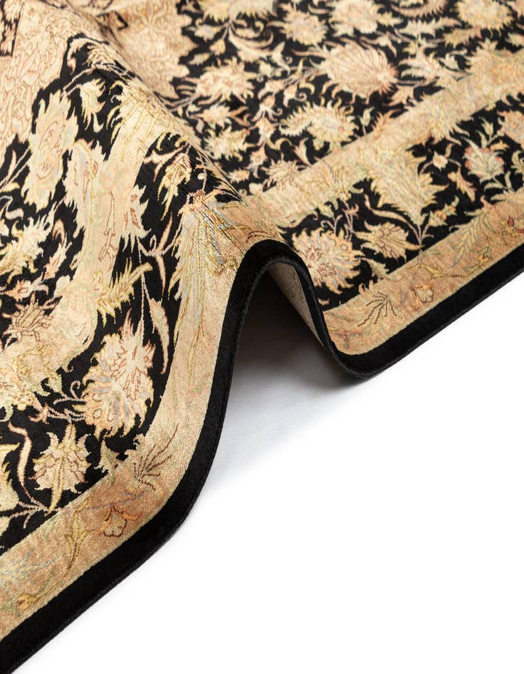 Detail image of 3' 5 x 5' 1 Ghom Silk Rug