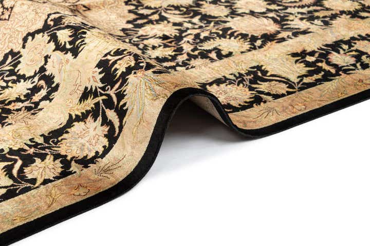 3' 5 x 5' 1 Ghom Silk Rug