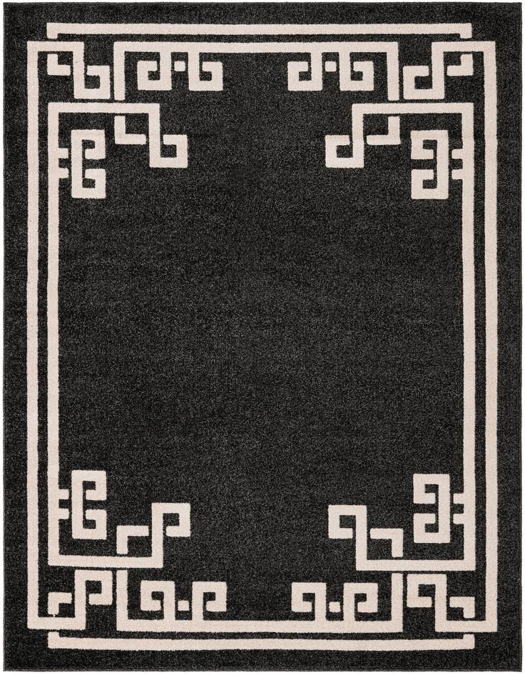 Detail image of 5' 3 x 8' Greek Key Rug