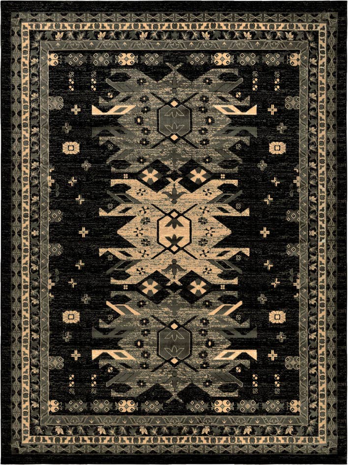 Detailansicht von 305cm x 400cm Heriz Design Teppich