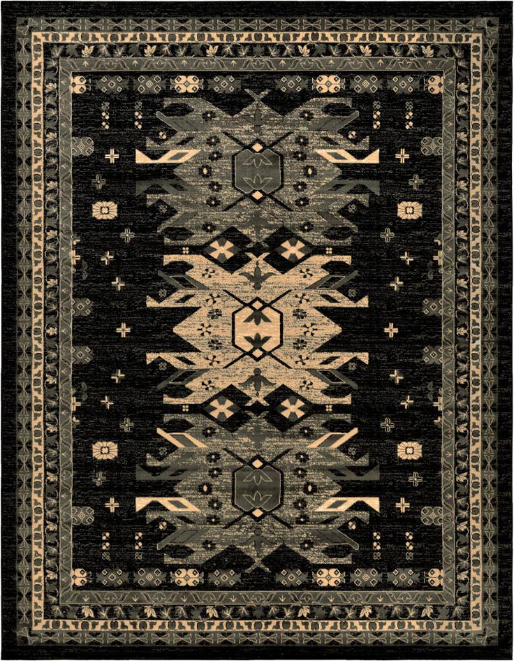 Detail image of 10' x 13' Heriz Design Rug