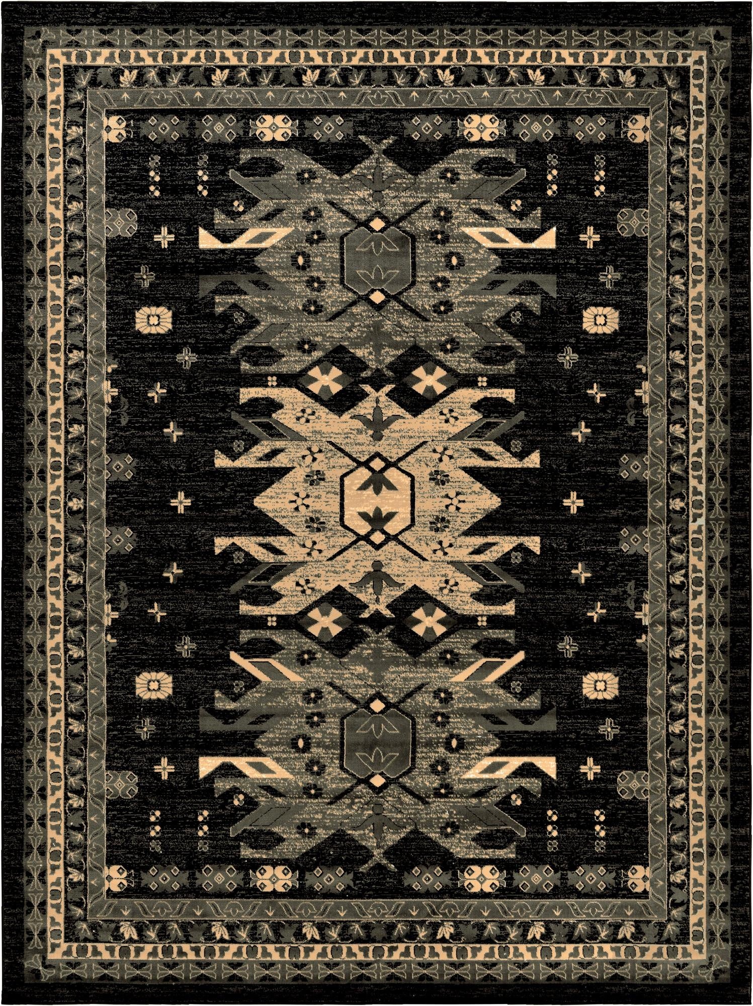 Primary image 10' x 13' Heriz Design Rug
