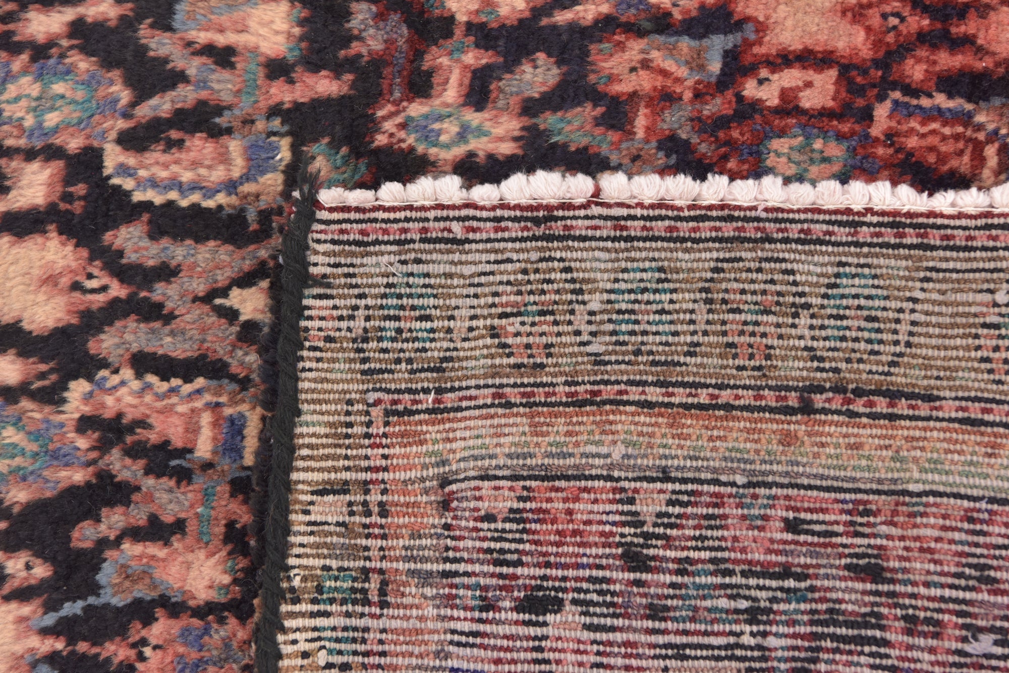 4' 10 x 7' 5 Hand Knotted Hossainabad Persian Wool Rug