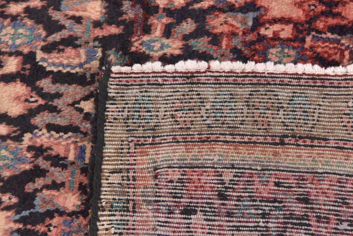 4' 10 x 7' 5 Hand Knotted Hossainabad Persian Wool Rug