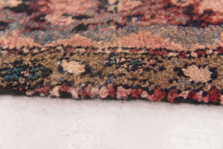 4' 10 x 7' 5 Hand Knotted Hossainabad Persian Wool Rug