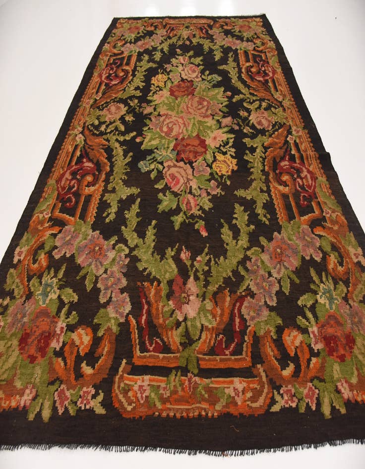 Detail image of 8' 2 x 12' Hand Knotted Karabakh Wool Rug