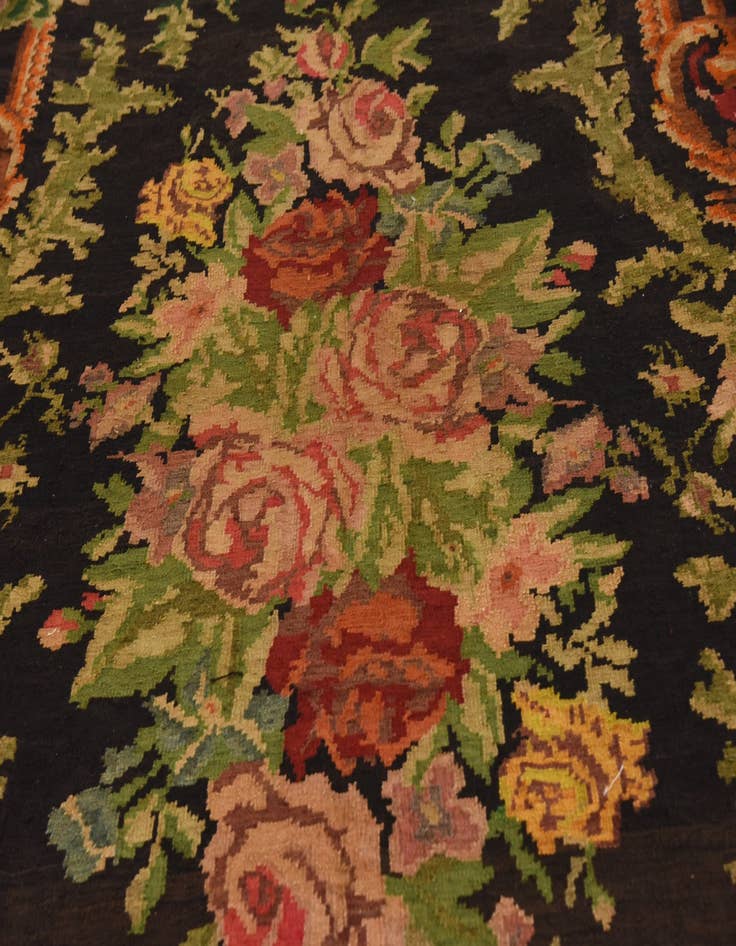 Detail image of 8' 2 x 12' Hand Knotted Karabakh Wool Rug