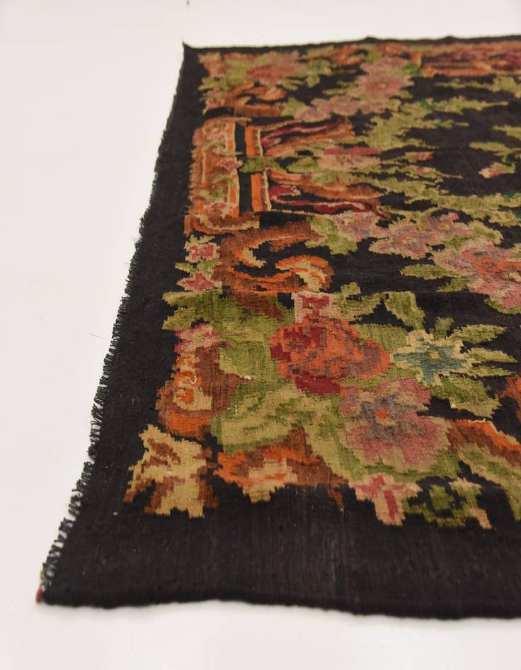 Detail image of 8' 2 x 12' Hand Knotted Karabakh Wool Rug