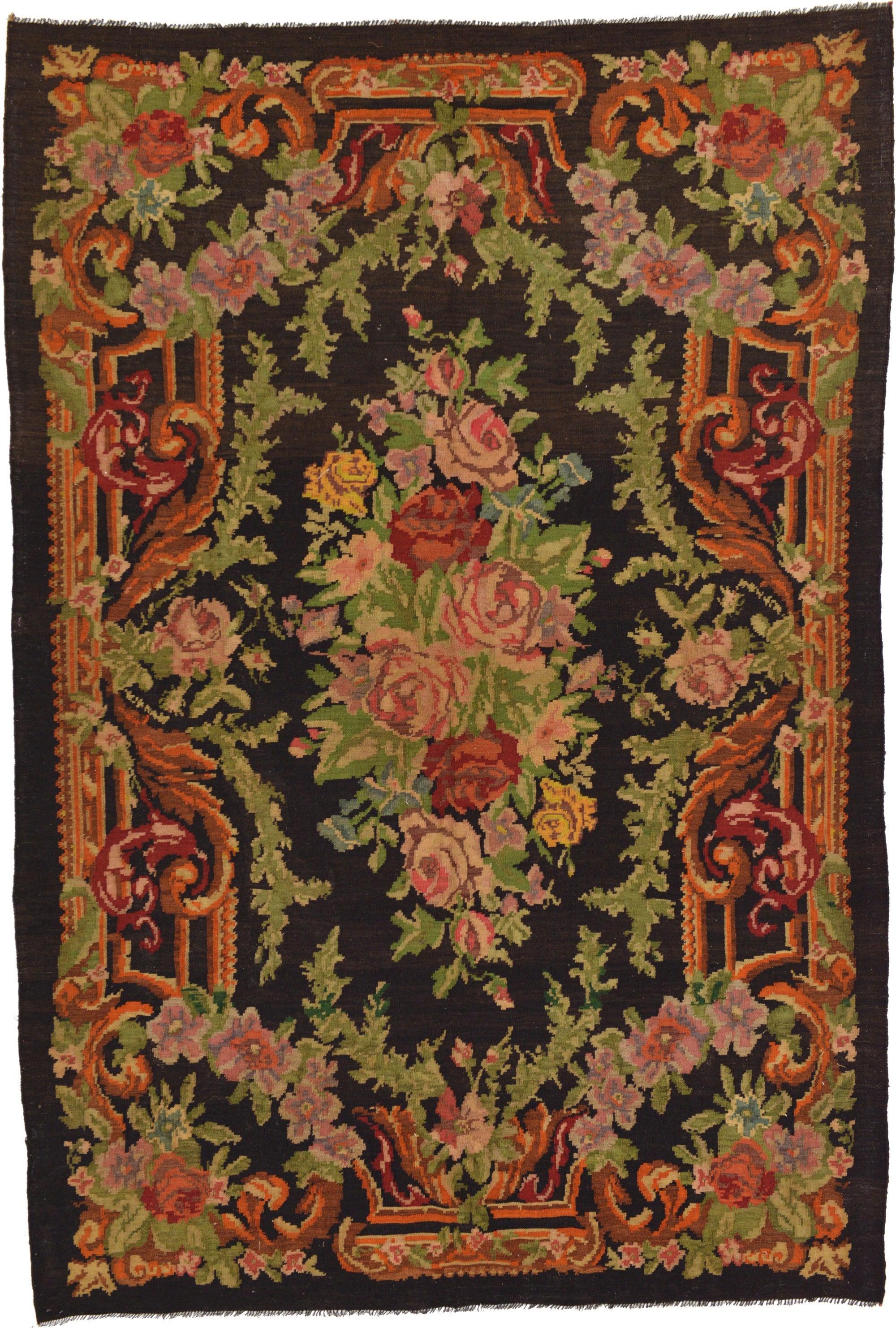  8' 2 x 12'  Hand Knotted Karabakh Wool Rug