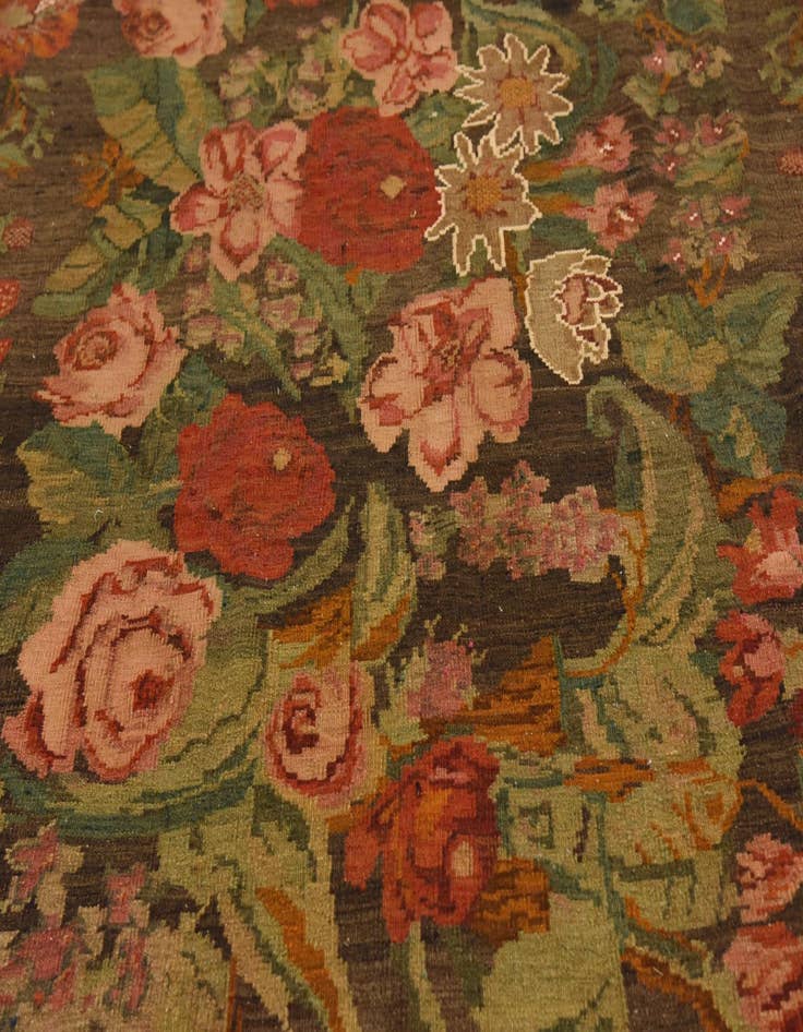 Detail image of 7' 7 x 11' 4 Hand Knotted Karabakh Wool Rug