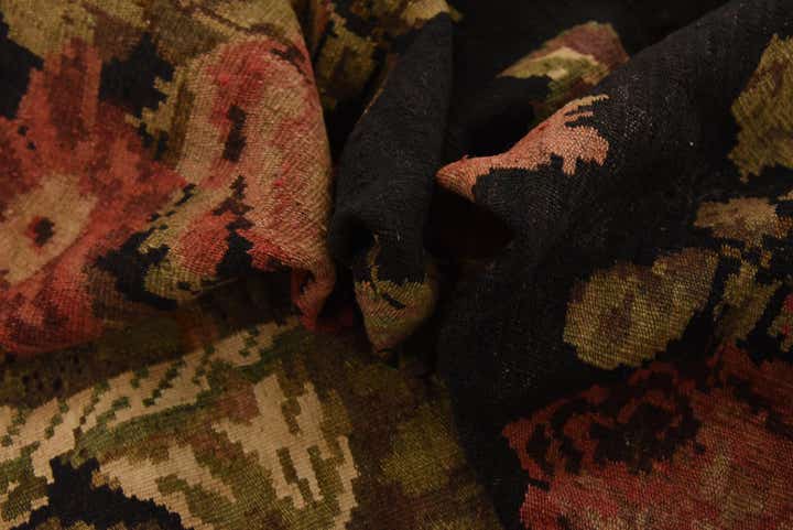 6' 2 x 13' 7 Hand Knotted Karabakh Wool Rug