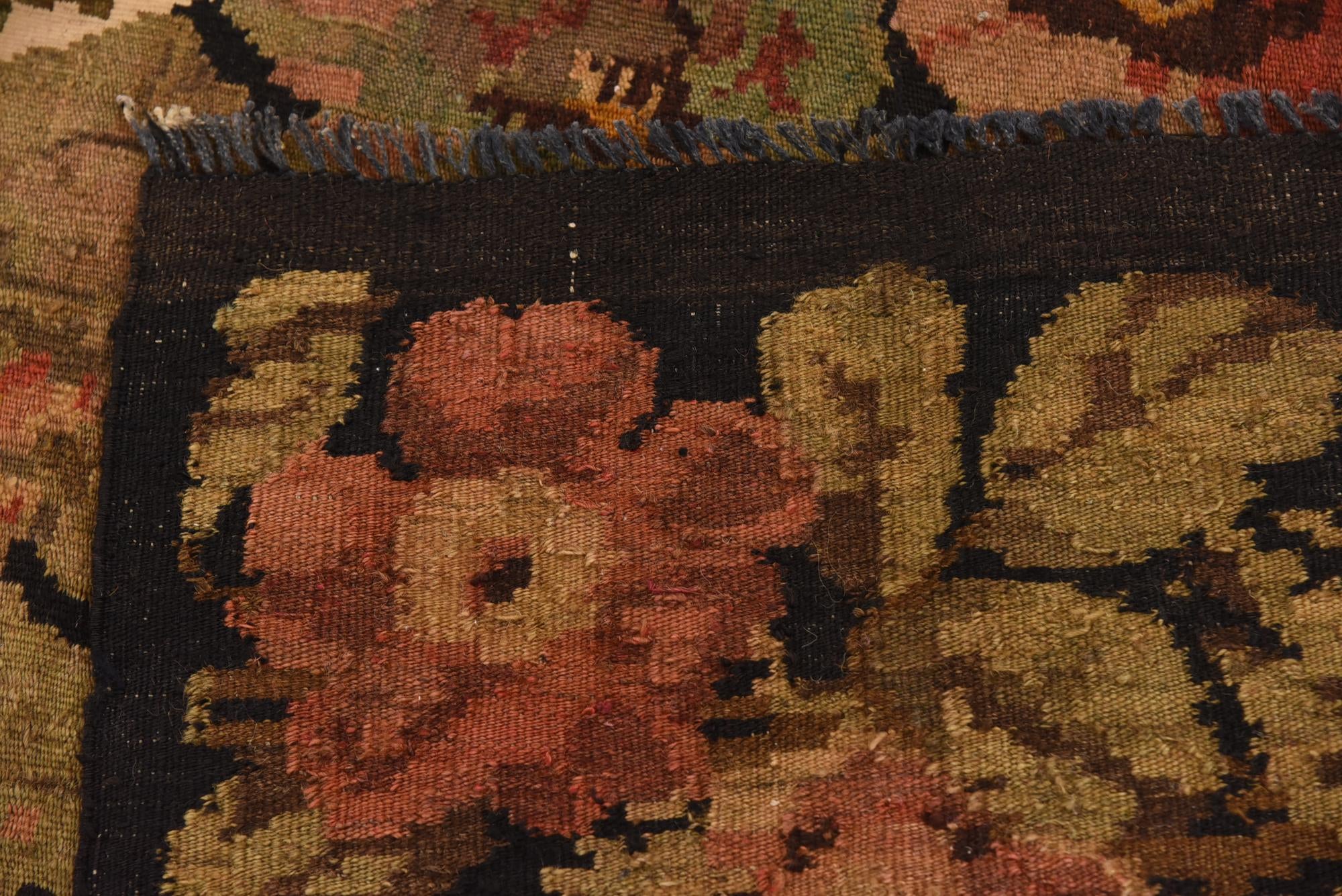 6' 2 x 13' 7 Hand Knotted Karabakh Wool Rug