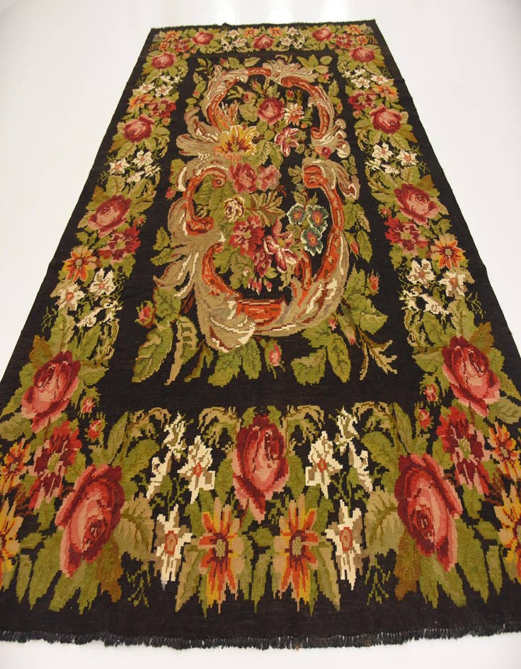 Detail image of 8' x 11' 3  Hand Knotted Karabakh Wool Rug