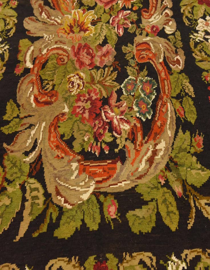 Detail image of 8' x 11' 3  Hand Knotted Karabakh Wool Rug