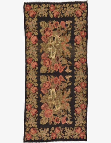 6' 2 x 13' 7 Hand Knotted Karabakh Wool Rug