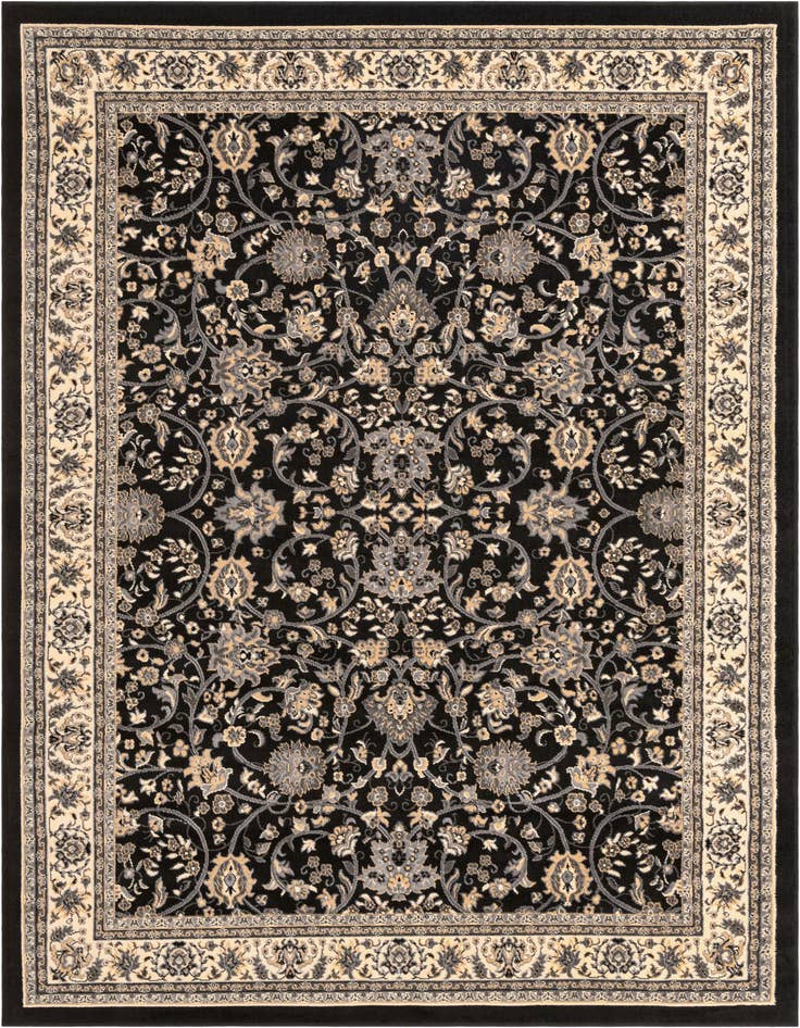 Detail image of 7' 10 x 11' Kashan Design Rug
