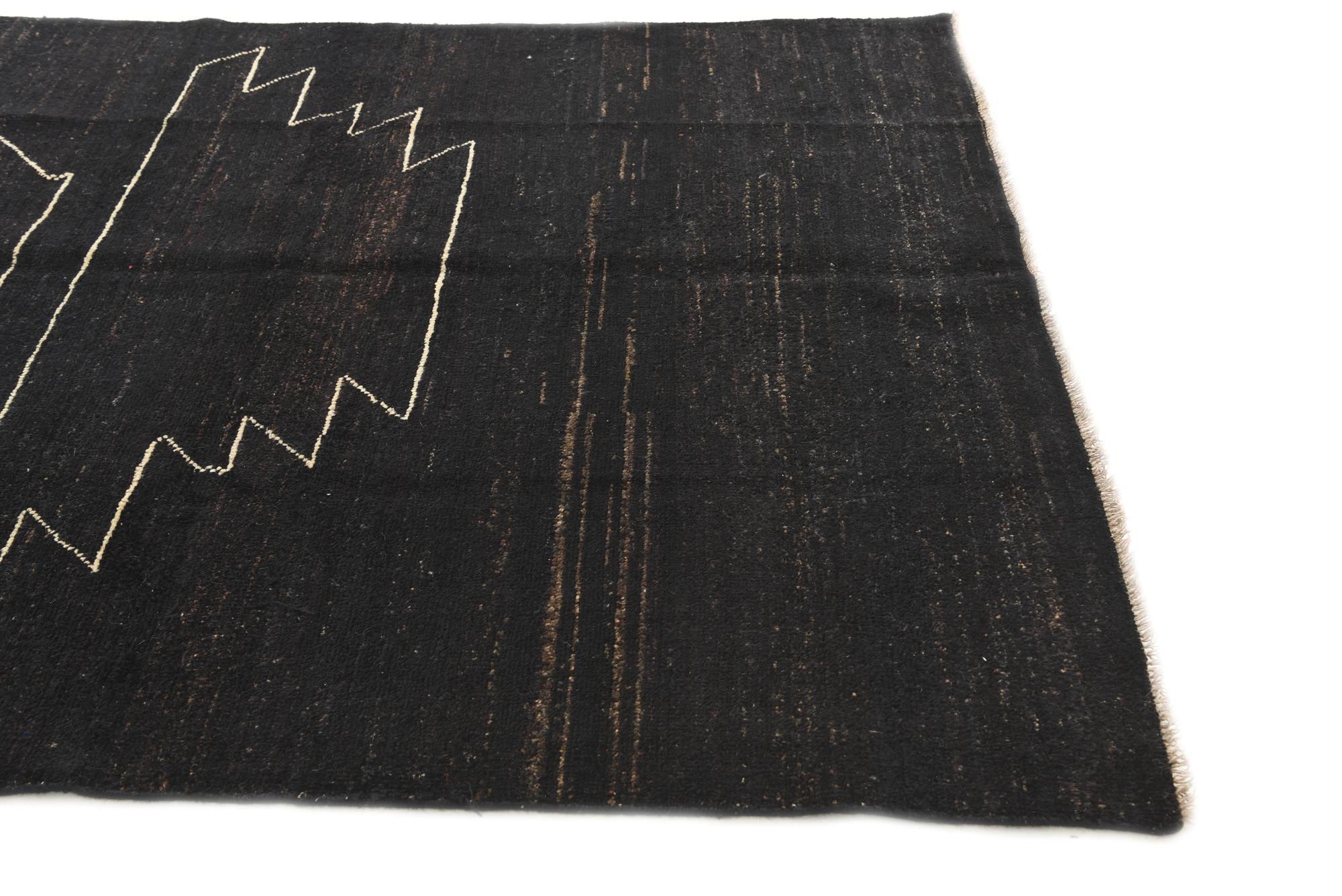 5' x 6' 5 Hand Knotted Kashkuli Gabbeh Rug