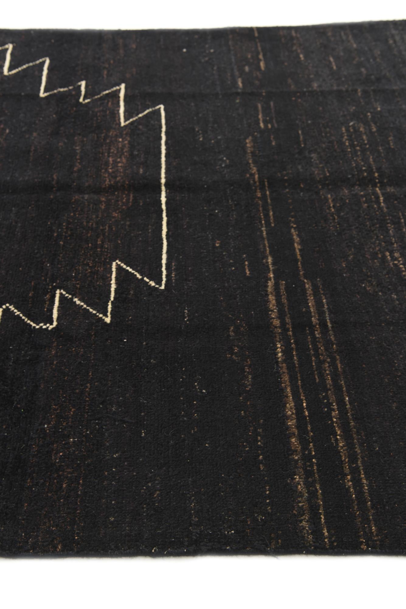 5' x 6' 5 Hand Knotted Kashkuli Gabbeh Rug