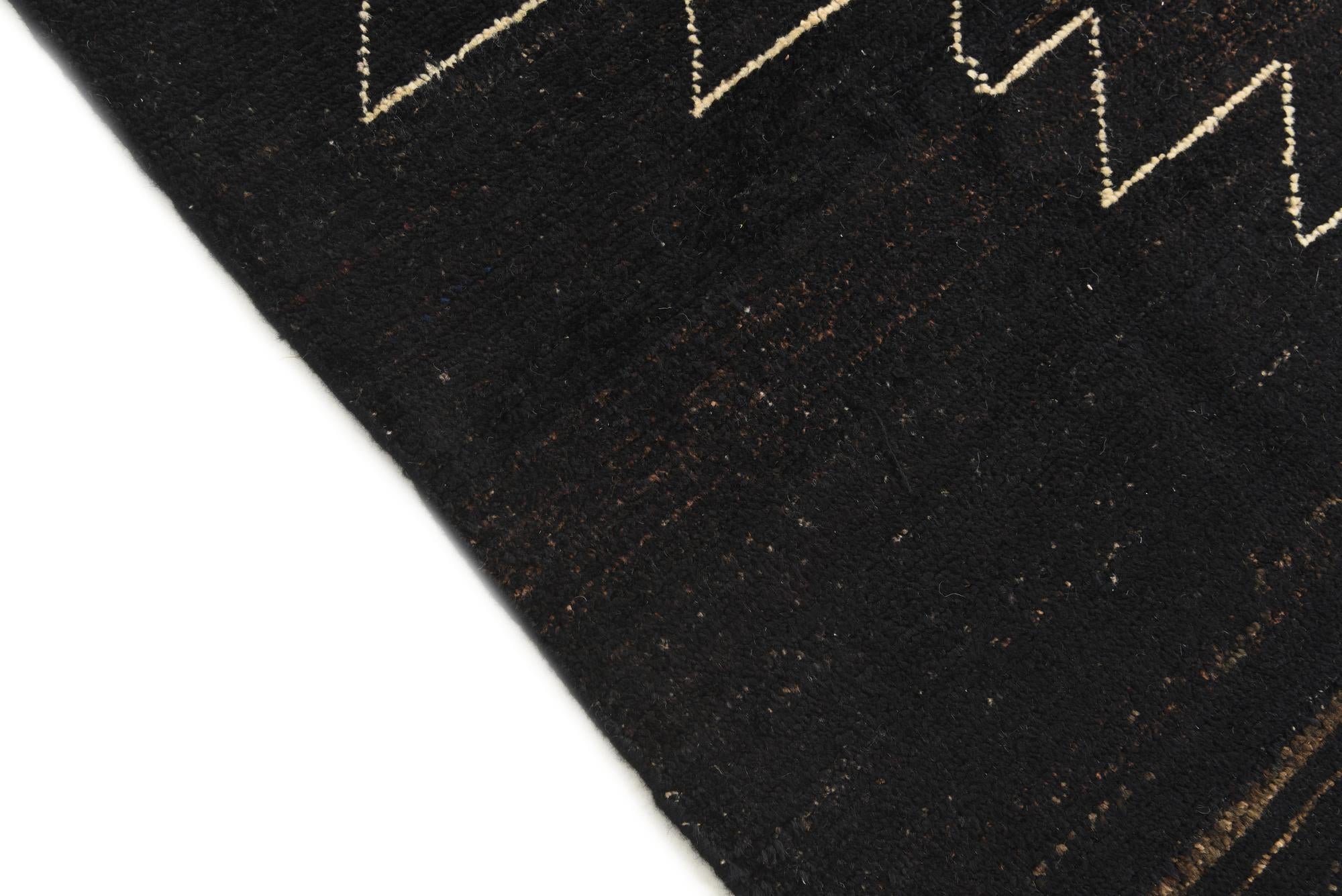 5' x 6' 5 Hand Knotted Kashkuli Gabbeh Rug