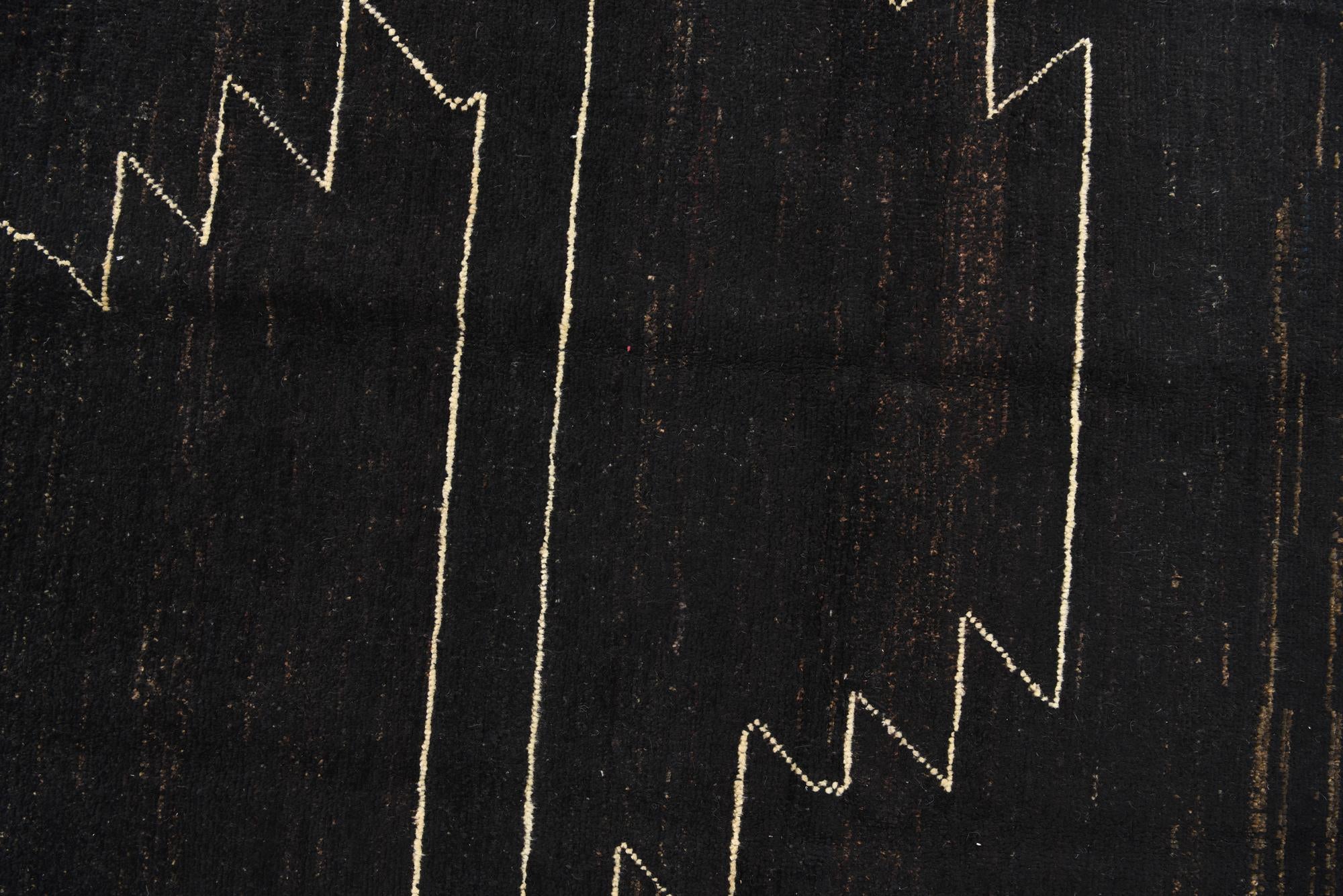 5' x 6' 5 Hand Knotted Kashkuli Gabbeh Rug