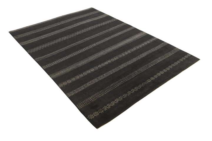 5' 7 x 8' Hand Knotted Kashkuli Gabbeh Wool Rug