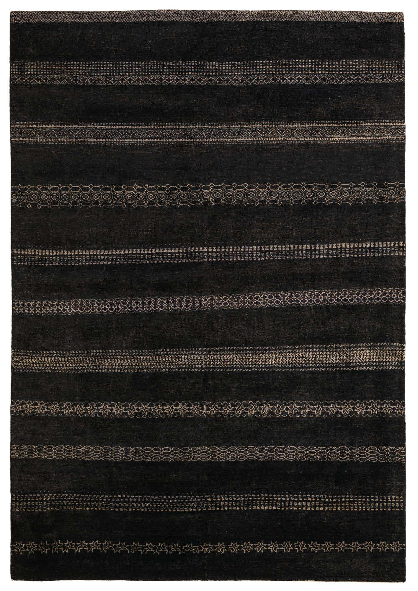 5' 7 x 8' Hand Knotted Kashkuli Gabbeh Wool Rug