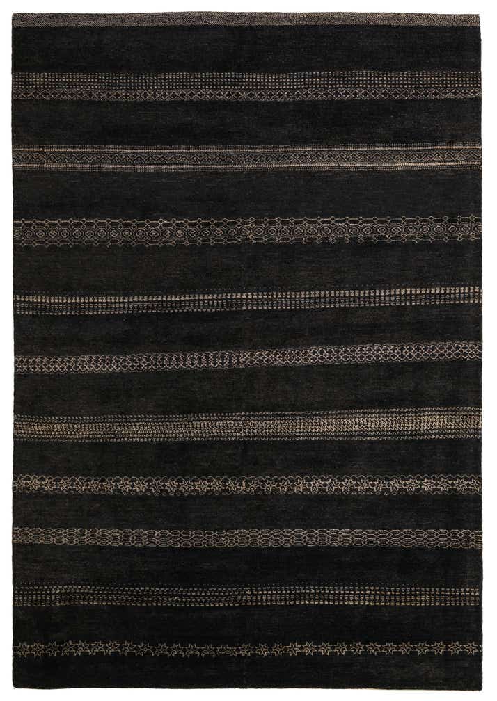 5' 7 x 8' Hand Knotted Kashkuli Gabbeh Wool Rug