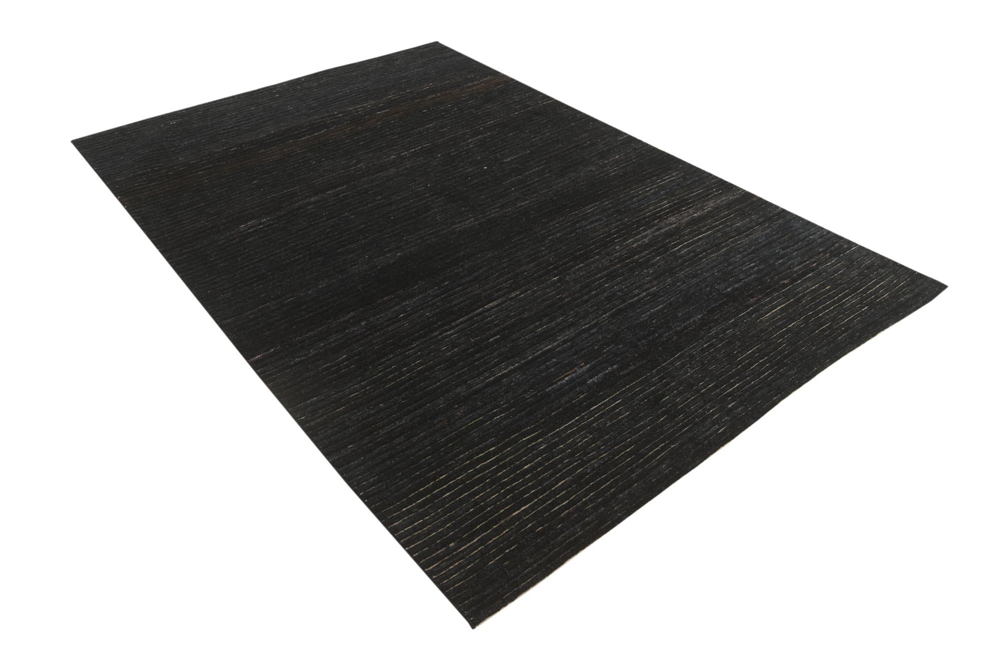 5' 6 x 8' Hand Knotted Kashkuli Gabbeh Oriental Wool Rug