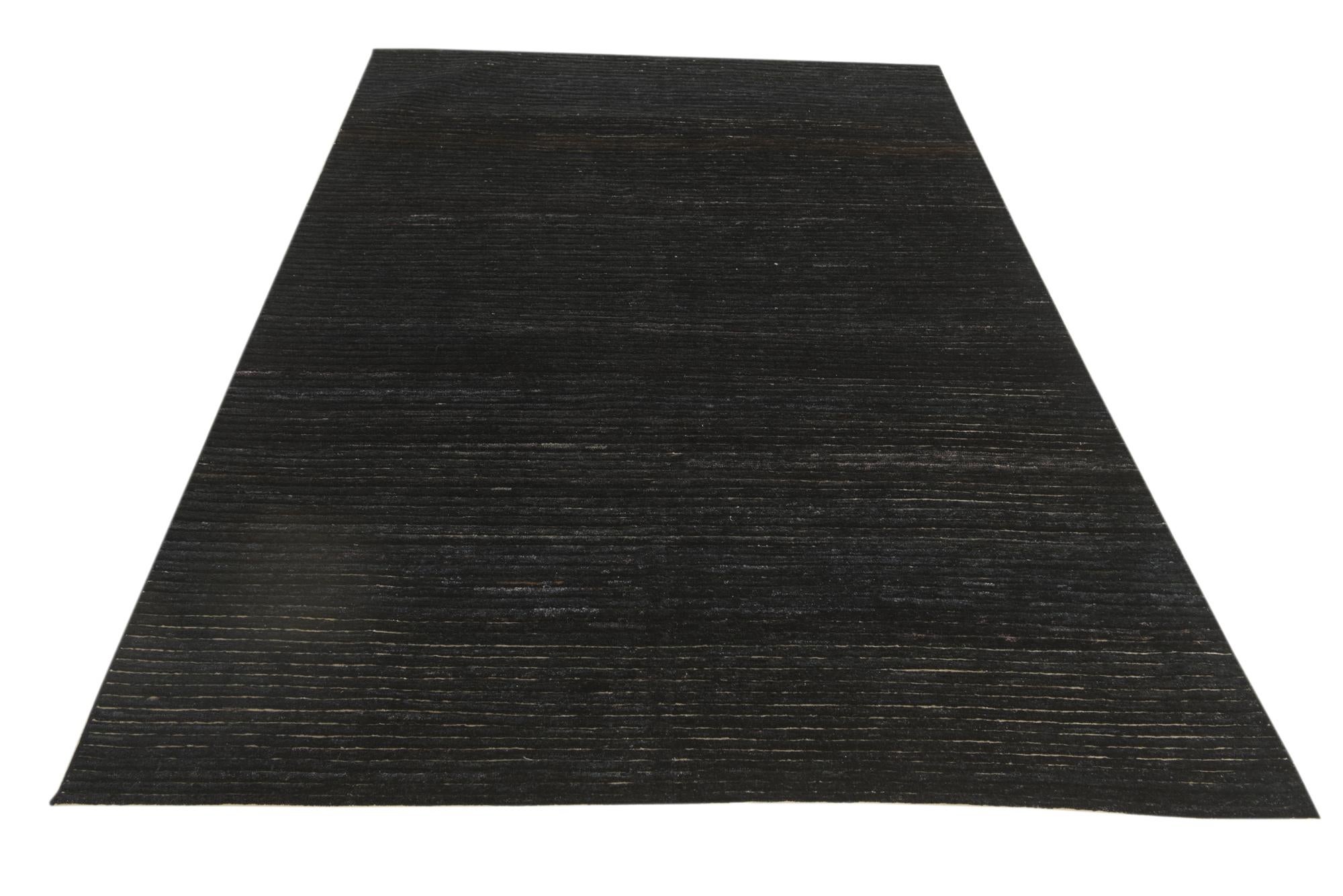 5' 6 x 8' Hand Knotted Kashkuli Gabbeh Oriental Wool Rug