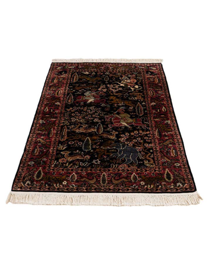 3' 1 x 5' Hand Knotted Kashmir Oriental Rug