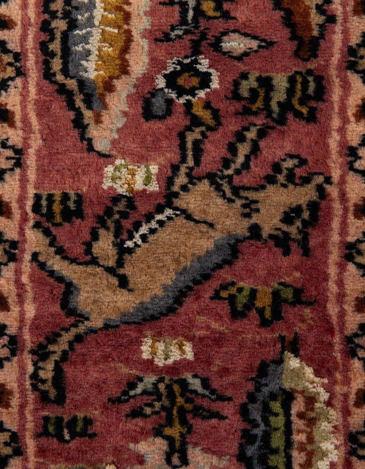 Detail image of 3' 1 x 5'  Hand Knotted Kashmir Oriental Rug