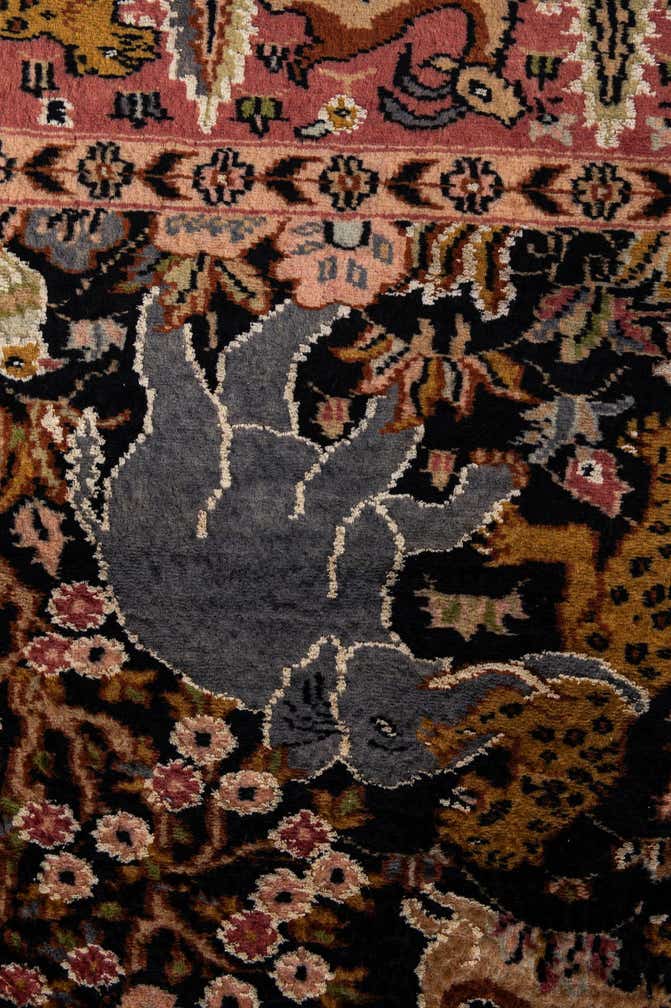 3' 1 x 5' Hand Knotted Kashmir Oriental Rug