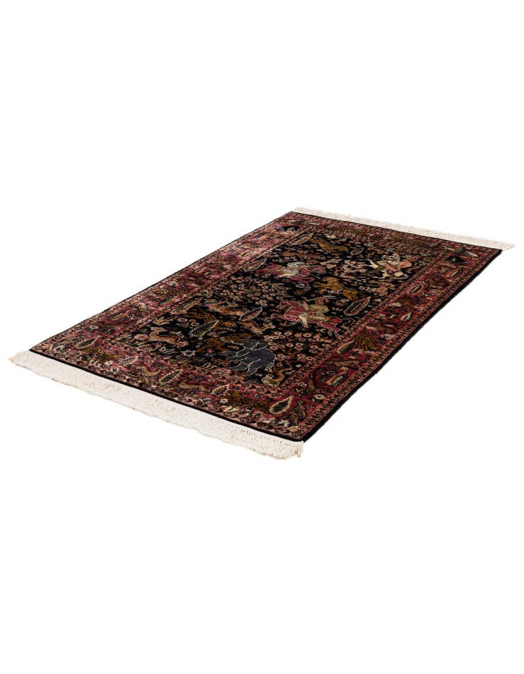 Detail image of 3' 1 x 5' Hand Knotted Kashmir Oriental Rug