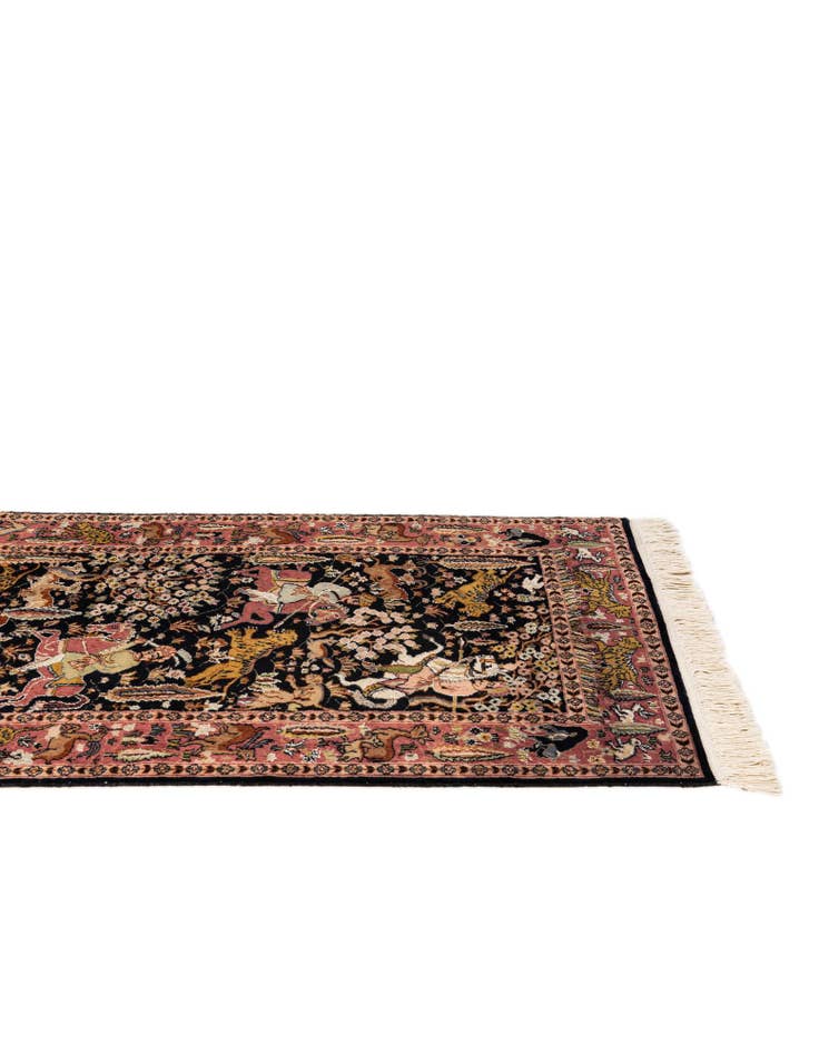 Detail image of 3' 1 x 5' Hand Knotted Kashmir Oriental Rug