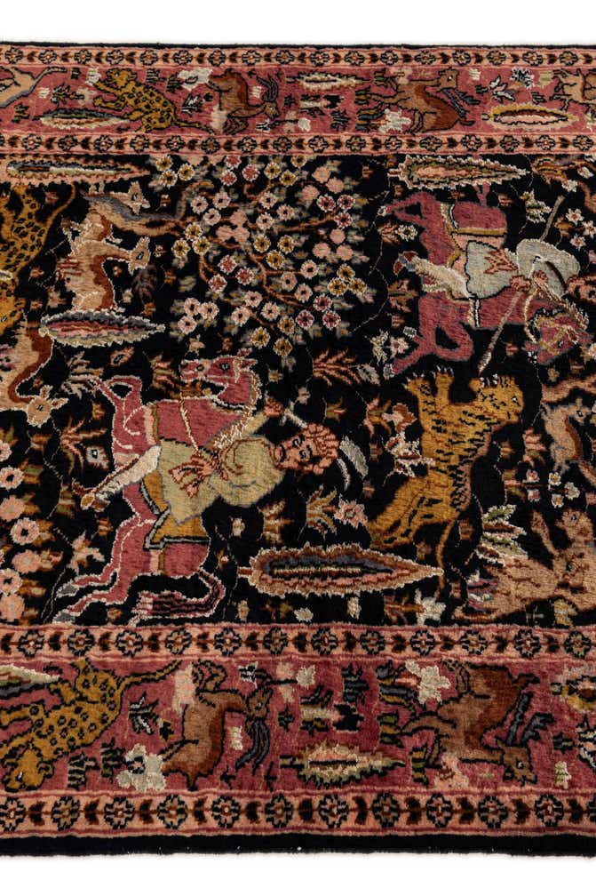 3' 1 x 5' Hand Knotted Kashmir Oriental Rug