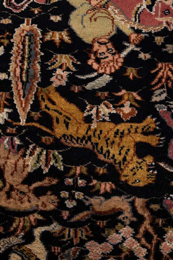 3' 1 x 5' Hand Knotted Kashmir Oriental Rug