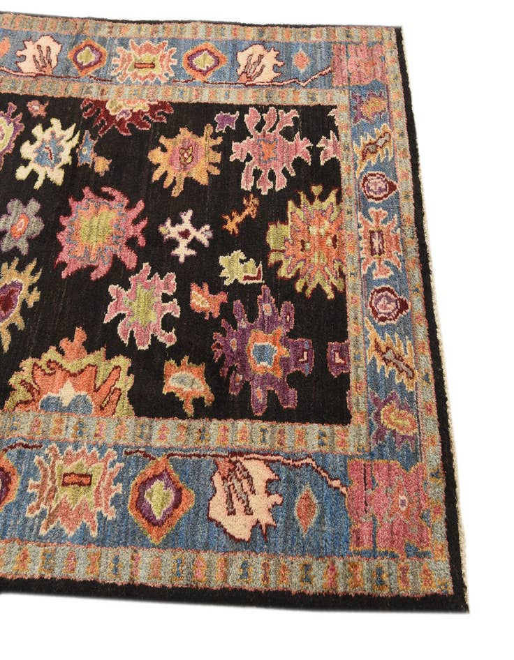 Detail image of 4' 3 x 5' 9  Hand Knotted Kazak Rug