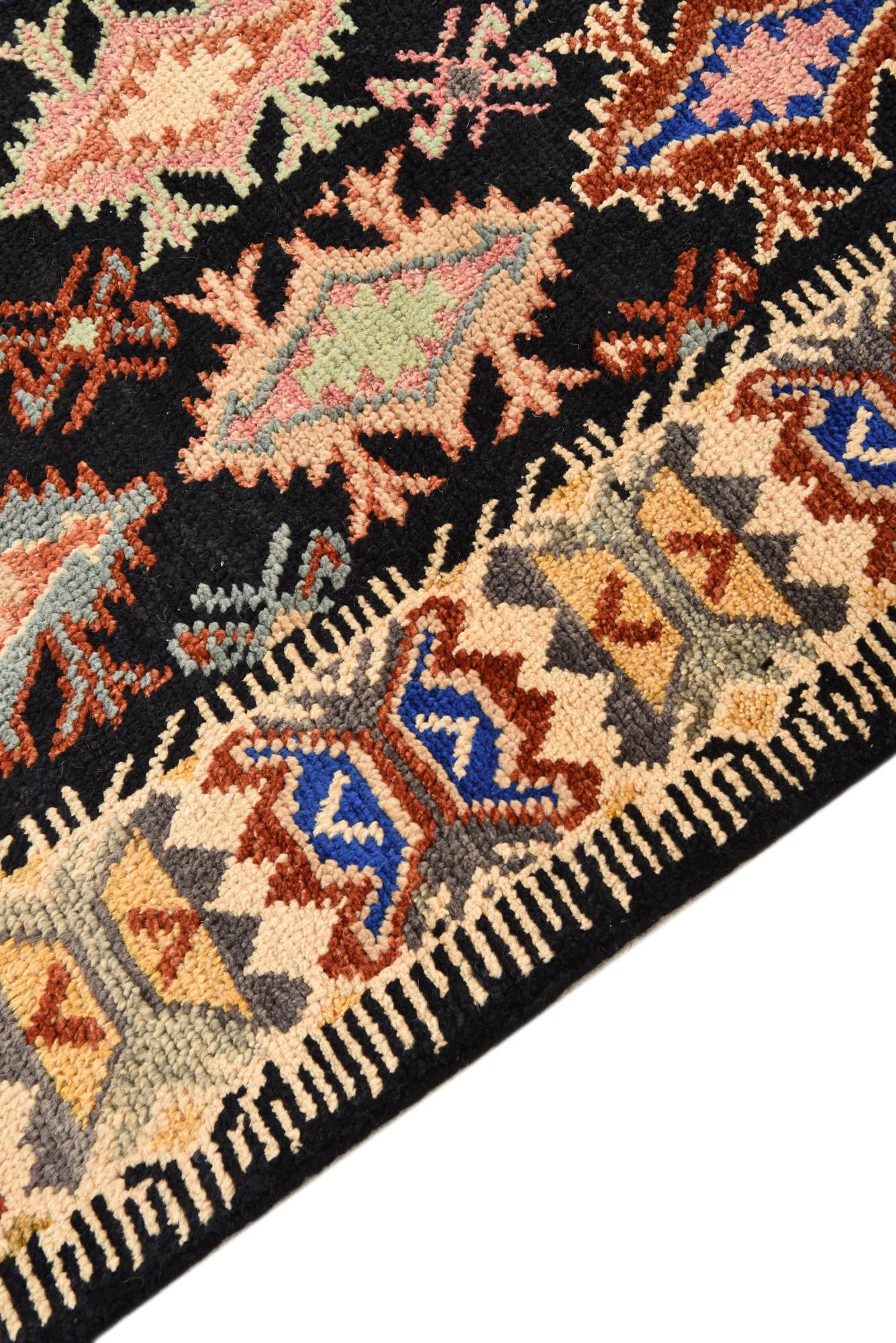 5' x 6' 9 Hand Knotted Kazak Wool Rug