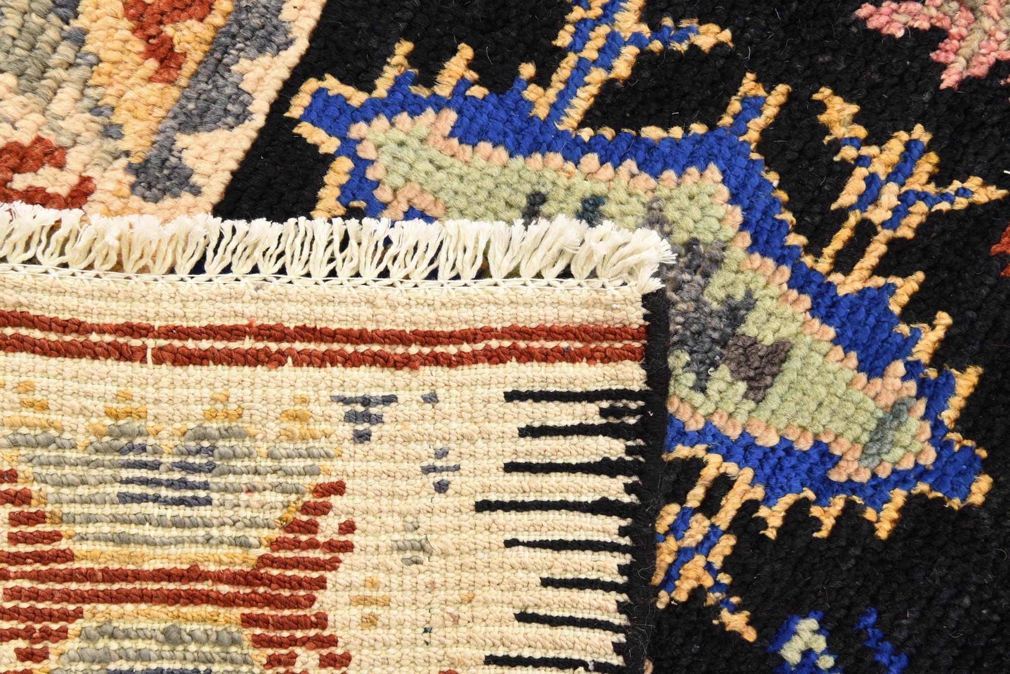 5' x 6' 9 Hand Knotted Kazak Wool Rug