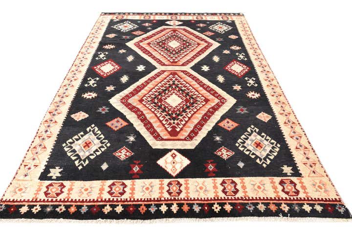 6' 6 x 10' Hand Knotted Kazak Rug