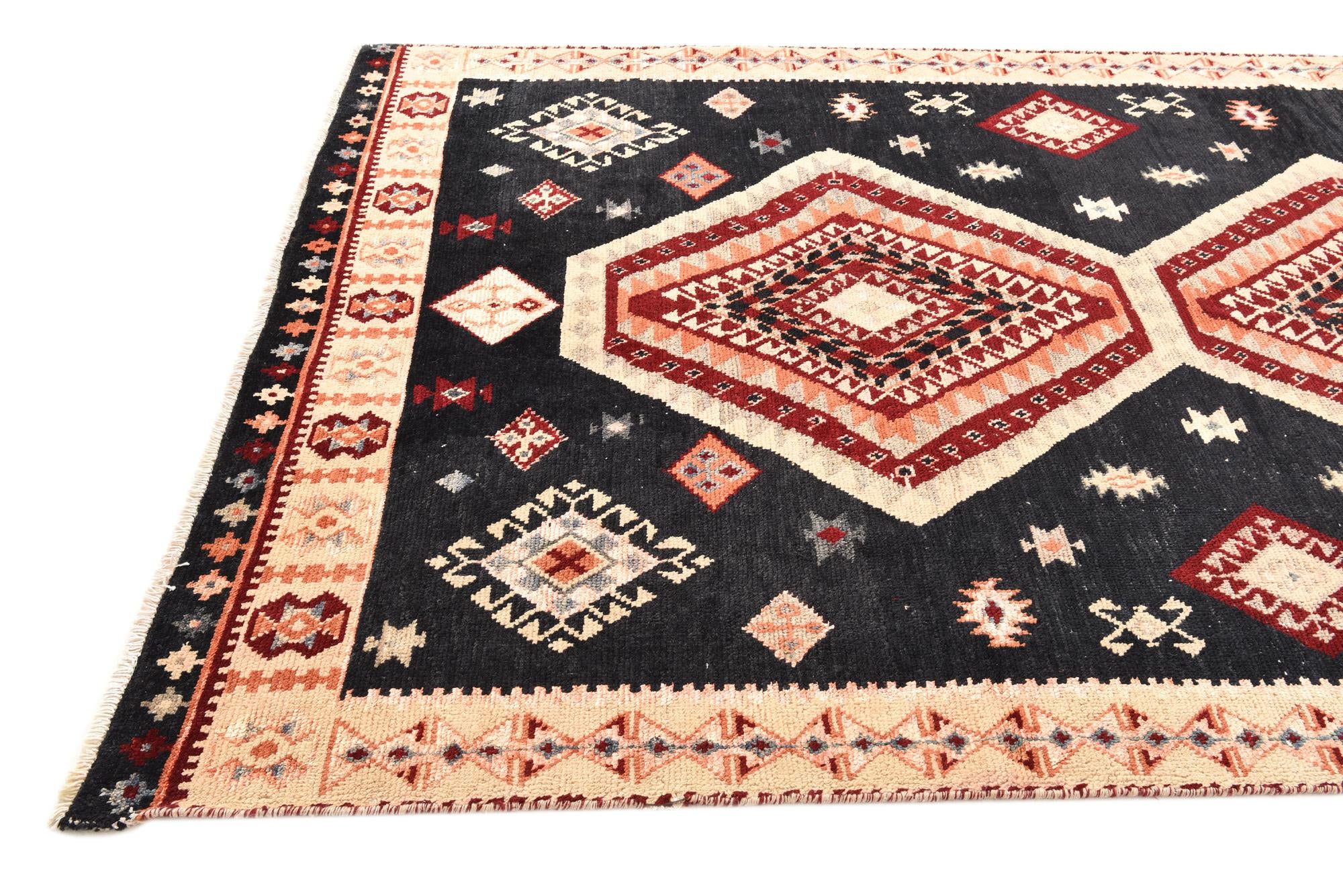 6' 6 x 10' Hand Knotted Kazak Rug