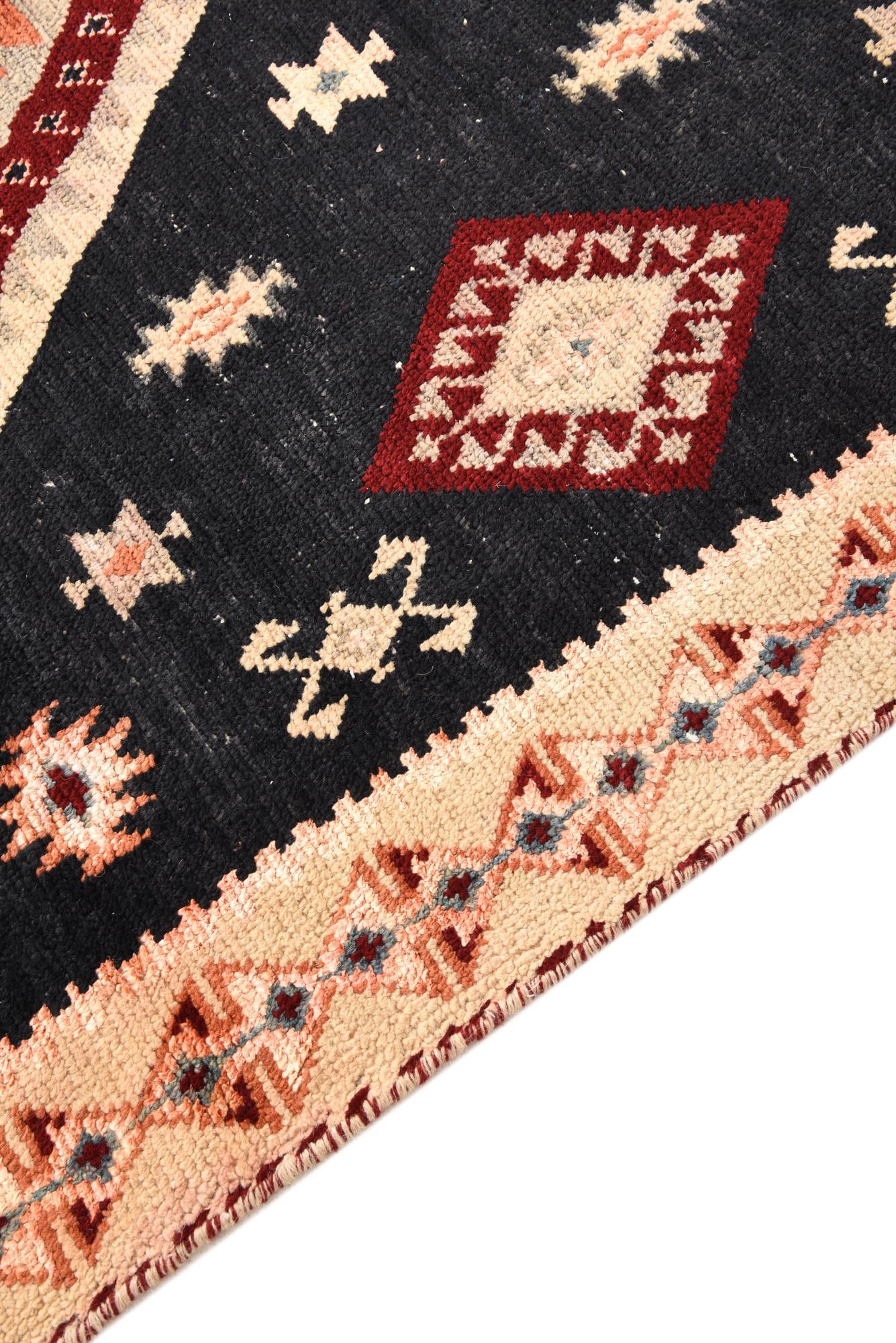 6' 6 x 10' Hand Knotted Kazak Rug